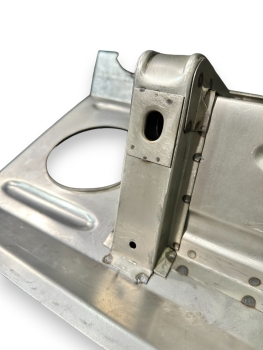 Reserveradmulde Aufnahme Tankbereich Reparaturblech Auflage VW Käfer KDF Brezel 1946-1952 vergl. 111805505B